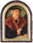 BRUYN, Barthel Portrait of Scholar Petrus von Clapis oil painting artist